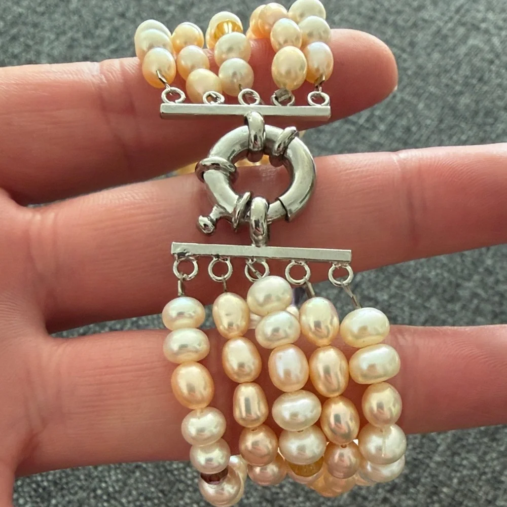$2! 5 for $10🔥Multi-Strand Pearl Bracelet - Women Jewelry - Picture 5 of 6
